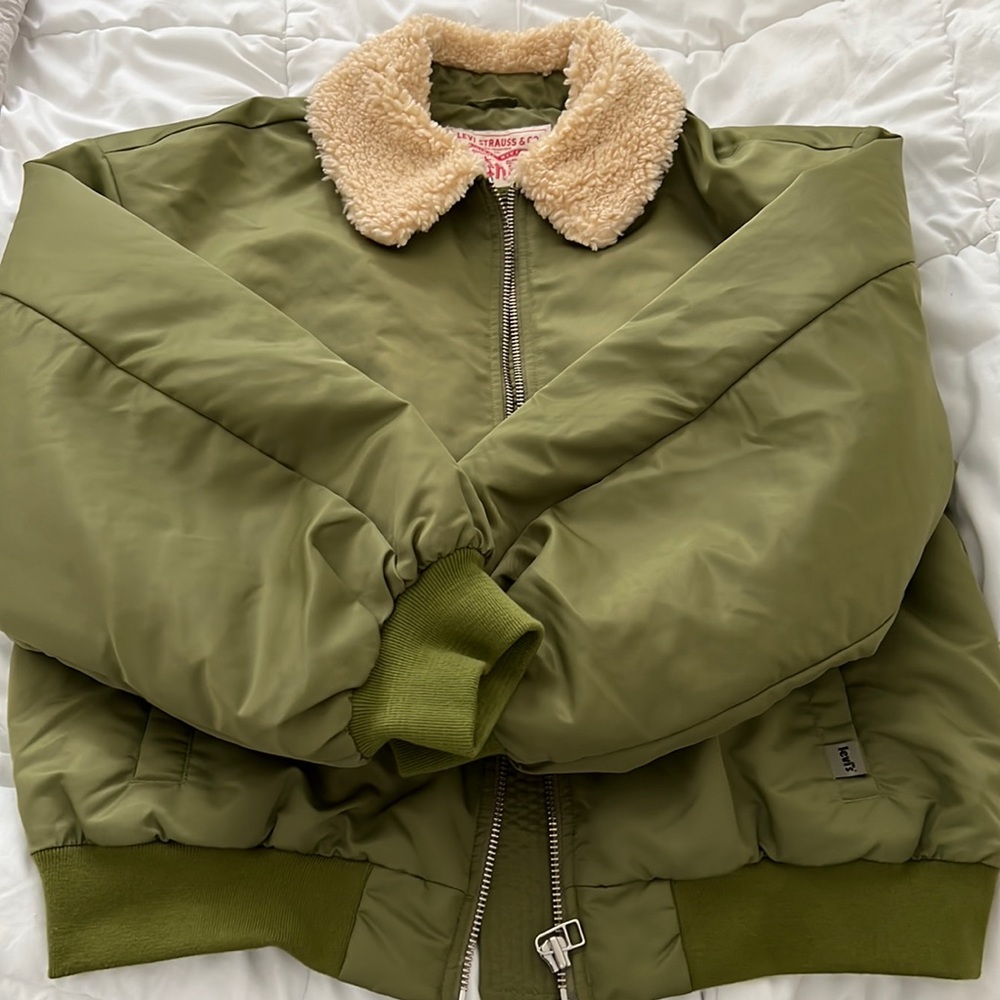 Levi’s retro bomber jacket.